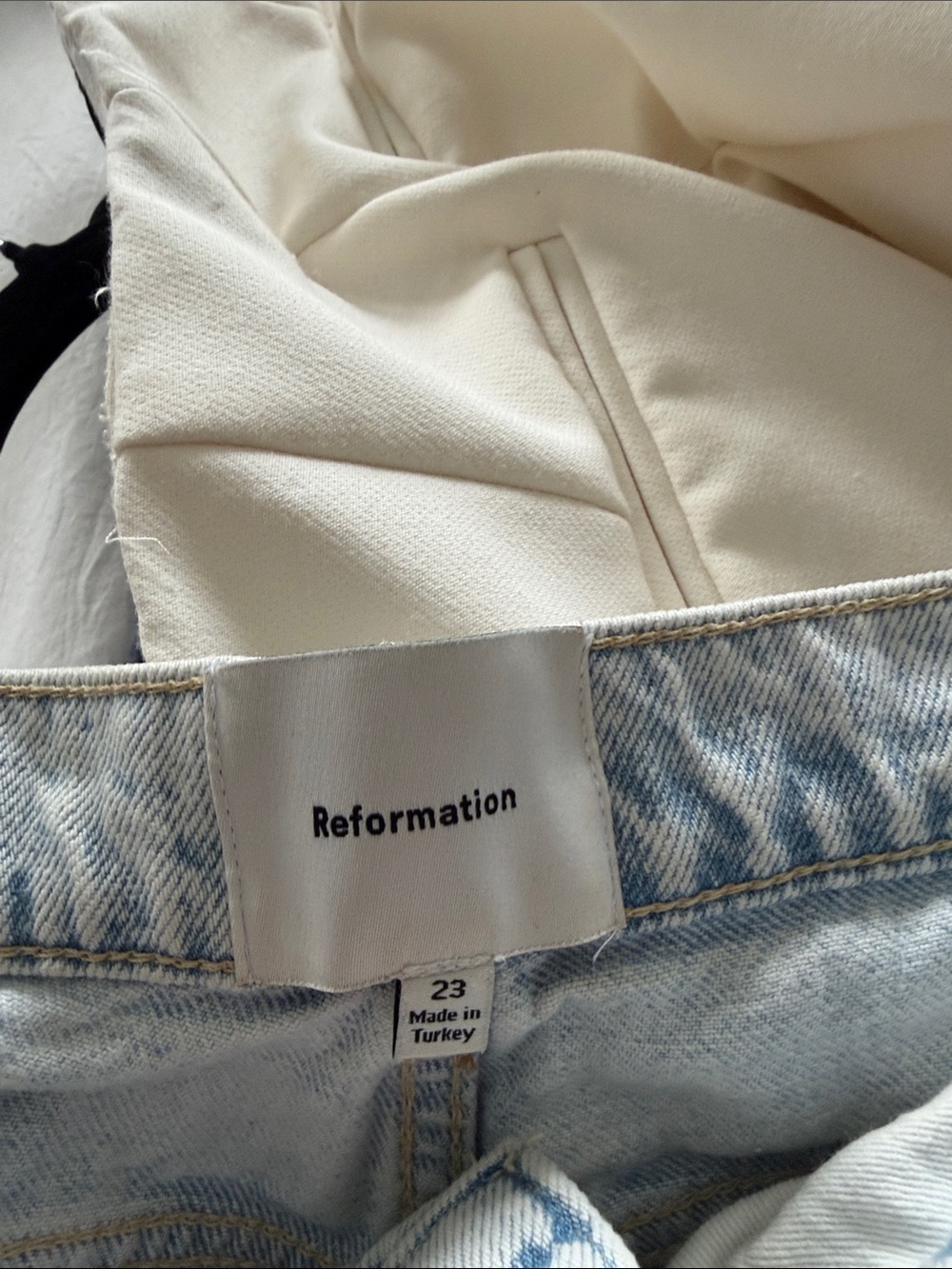 Reformation Val mid rise Jean